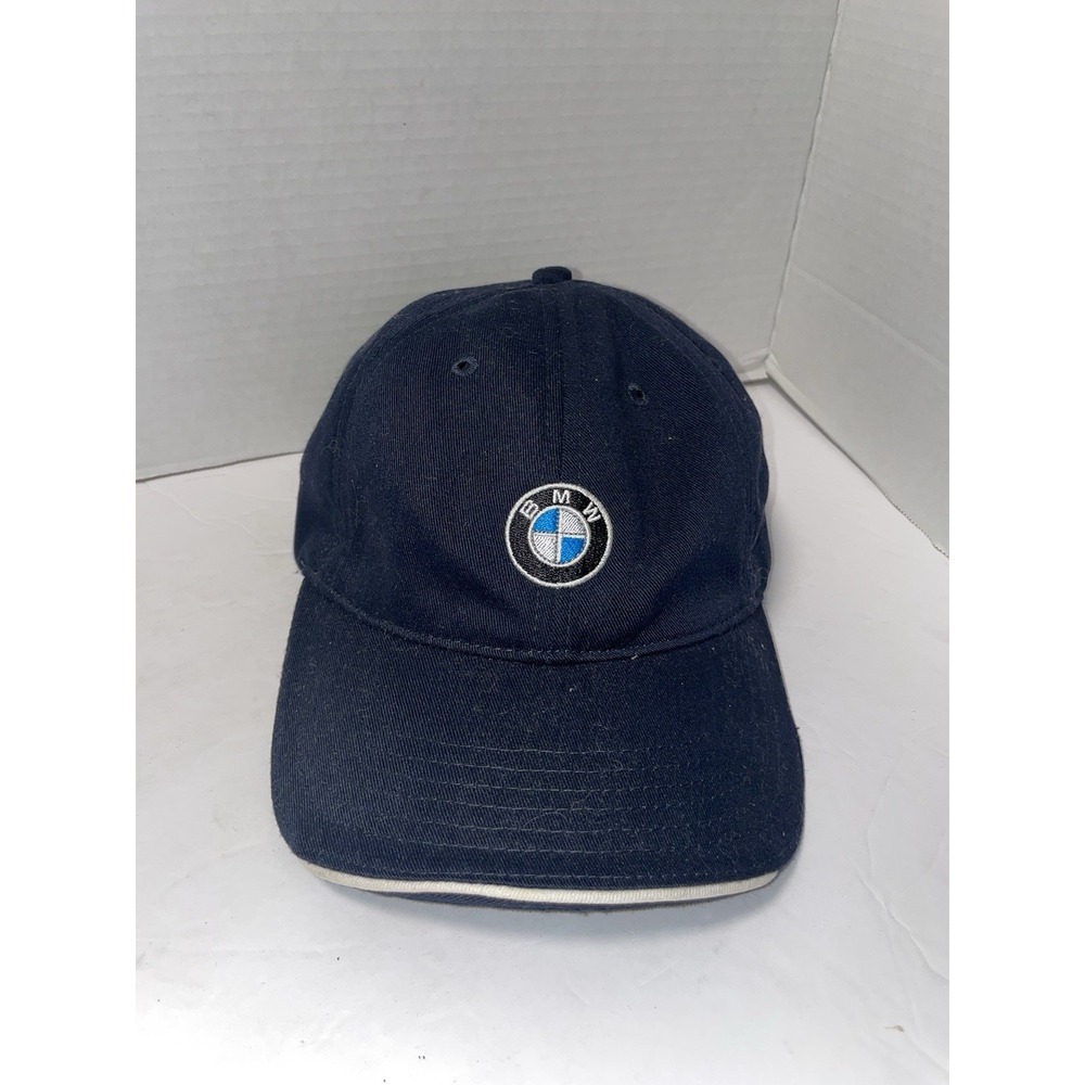 BMW Lifestyle Logo Hat Low Profile Adult Cap Blue Strapback 100% PET OSFM